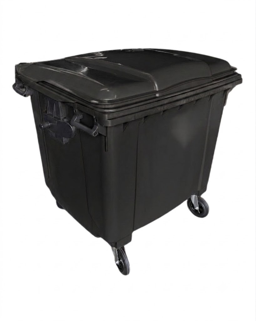 CONTAINER COM RODAS 1100L PT - BOLIVAR