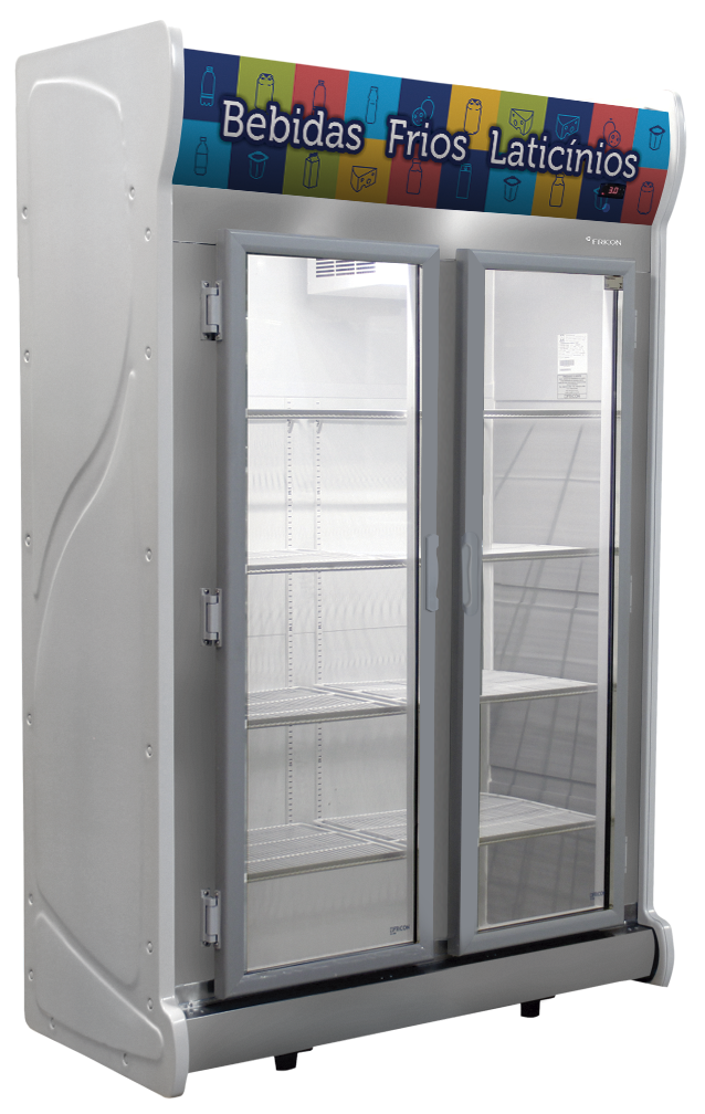 EXPOSITOR AUTO SERVIÇO 2 PORTAS ACFM-1000 CINZA FRICON