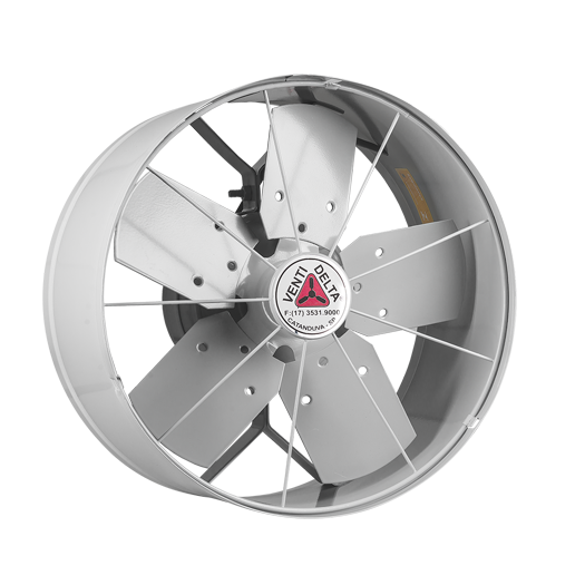 EXAUSTOR AXIAL INDUSTRIAL 30CM CINZA - VENTI DELTA