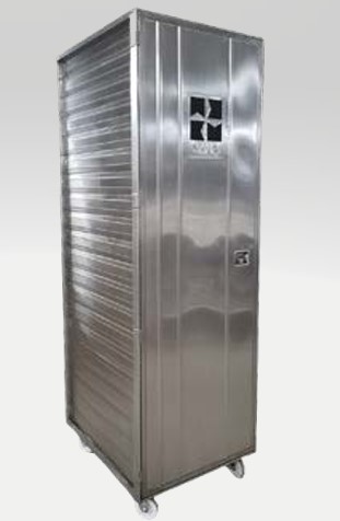 ESTUFA PARA 20 ASSADEIRAS VAZIA - MODELO TITANIUM EM AÇO INOX 430 - PÃO DOCE 62X36 - CIMAPI
