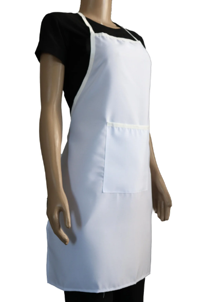 AVENTAL OXFORD BRANCO COM BOLSO G - R&S