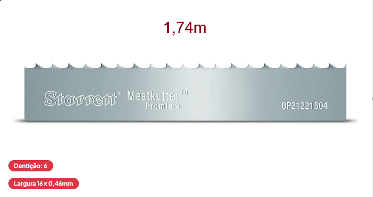 LAM. DE SERRA MKP16X0,46X6 1,74M STARRET