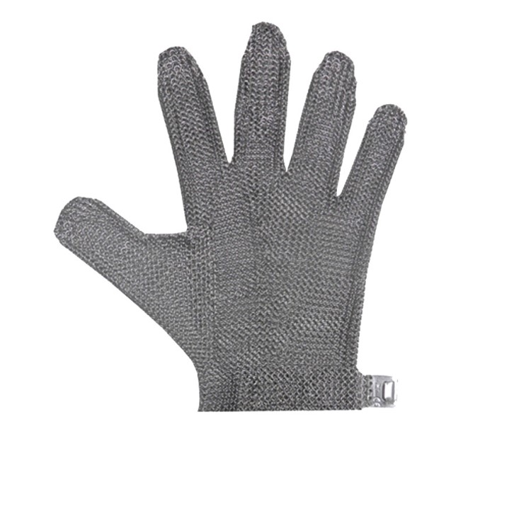 LUVA DE MALHA DE ACO 5 DEDOS TAMANHO 2 (P)  FIX-BR - MANULATEX