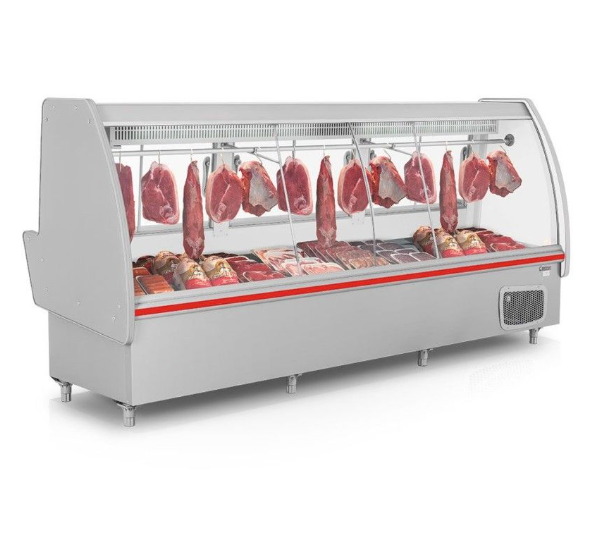 BALCÃO FRIGORIFICO DE AÇOUGUE REFRIGERADO POP SEM DEPOSITO GAPS 3,10M - GELOPAR