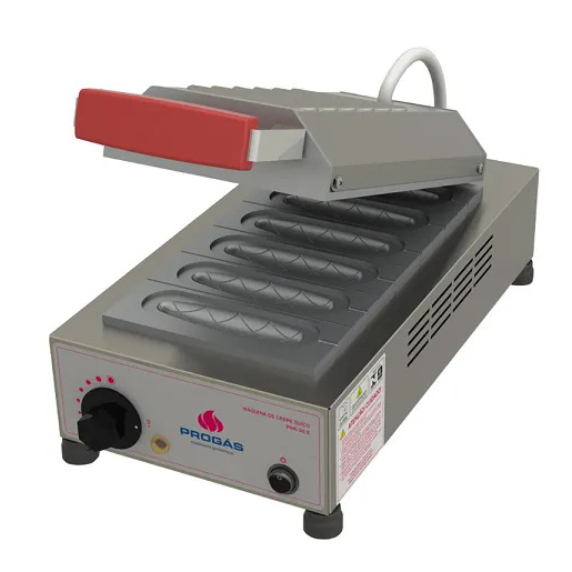 MÁQUINA DE CREPE SUIÇO ELETRICO 06 DIVISORIAS - PROGÁS